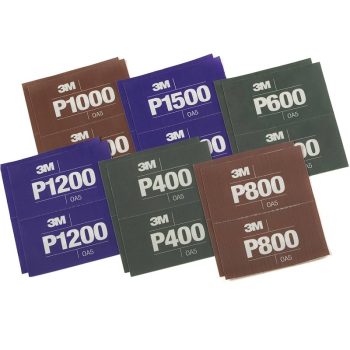 3M 34339 34340 Fleksibilni abrazivni Hookit listić, 13.97cm x 17.2cm, P600 i P800