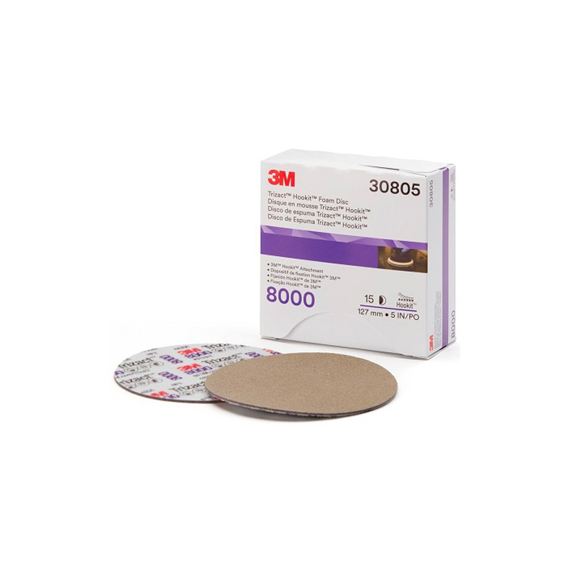 3M 30806 Trizact Hookit Foam P8000 - Penasti brusni disk, 150mm