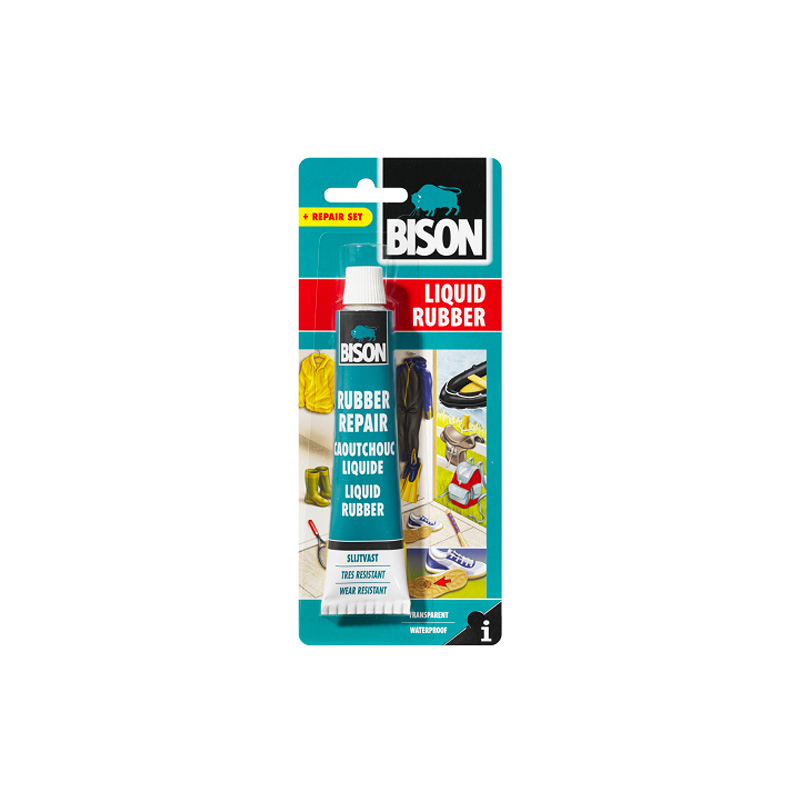 Bison Liquid Rubber - Tečna guma, set