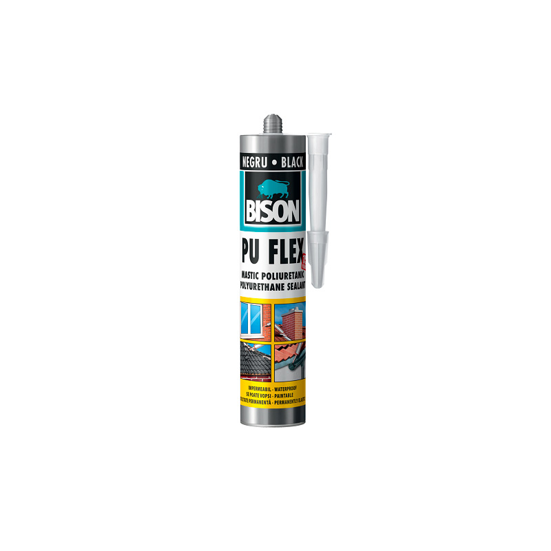 Bison PU Flex Zaptivna masa 300gr, crna