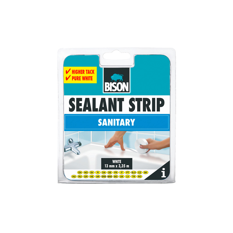 Bison Sealant Strip Sanitary - Sanitarna traka, bela