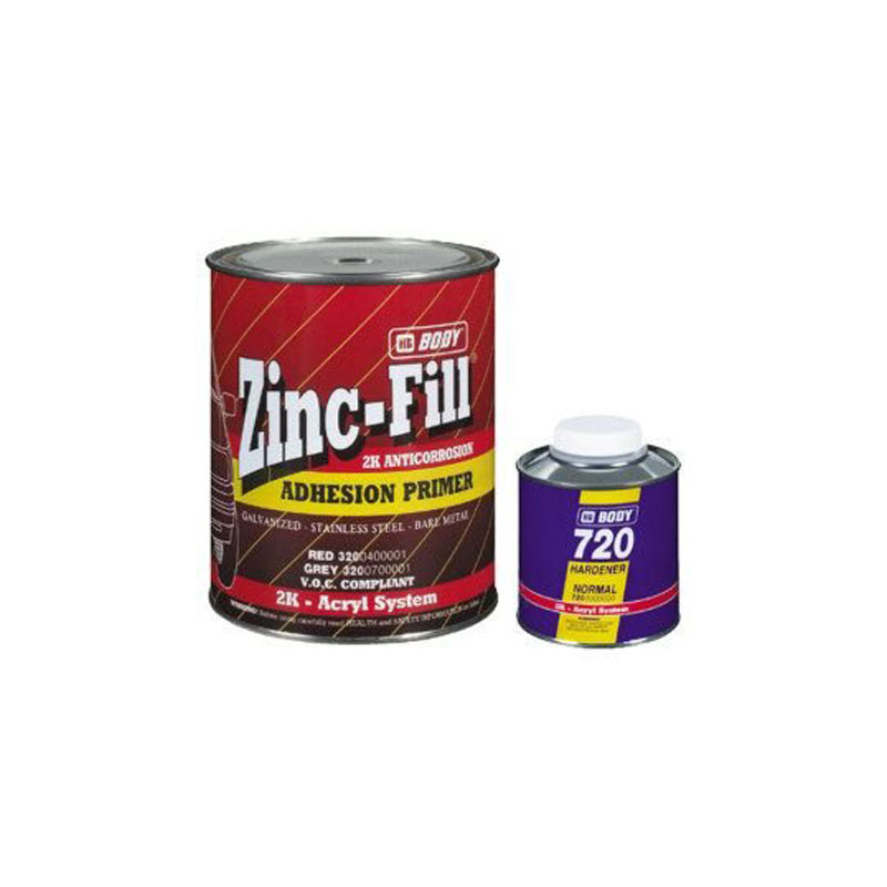 Body 320 Zinc-Fill 2K Antikorozivni prajmer 4:1, 1L + Body 720 Herter, 250ml
