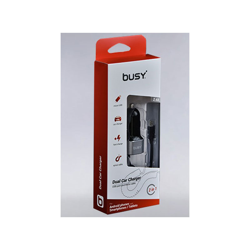 Busy 50700 USB punjač 2.4A sa lighting kablom, 1m