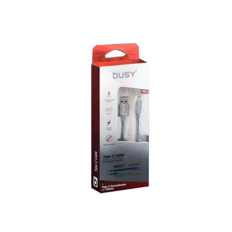 Busy 50712 USB kabl tip C, pleteni 2m