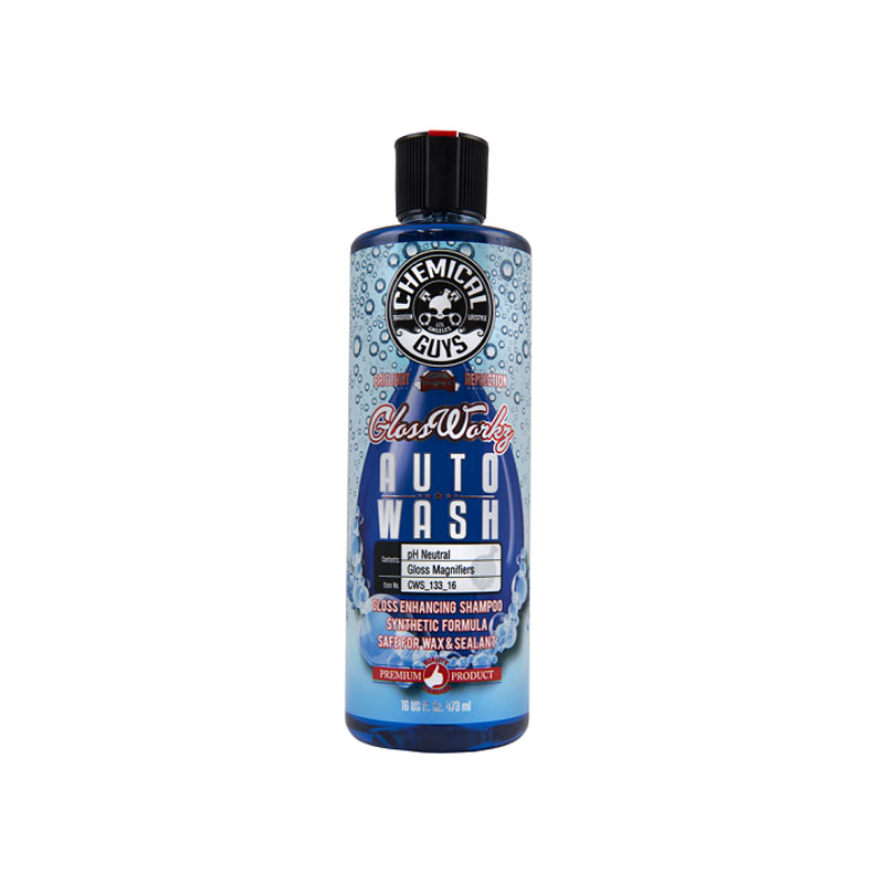 Chemical Guys GlossWorkz Intense Gloss Booster and Paintwork Cleanser - Koncentrovani auto šampon pojačivač sjaja, 473ml (CWS_133_16)
