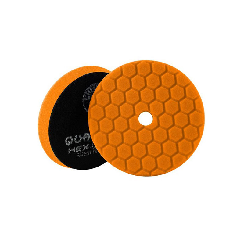 Chemical Guys Hex-Logic Quantum Orange – Narandžasti sunđer srednje gruboće za poliranje, 150mm (BUFX112HEX6)