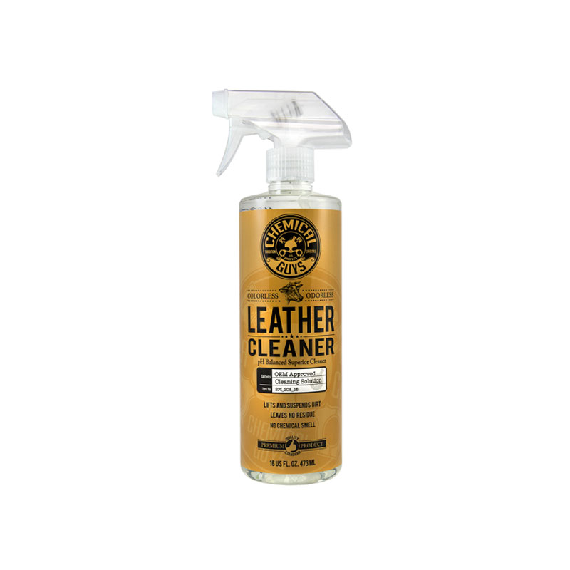 Chemical Guys Leather Cleaner - Bezbojni i bezmirisni super čistač kože, 473ml (SPI_208_16)