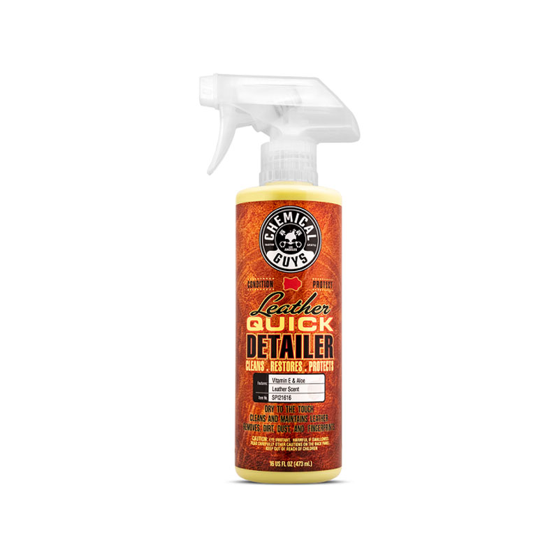 Chemical Guys Leather Quick Detailer - Čistač, osveživač i zaštita kože, 473ml (SPI21616)