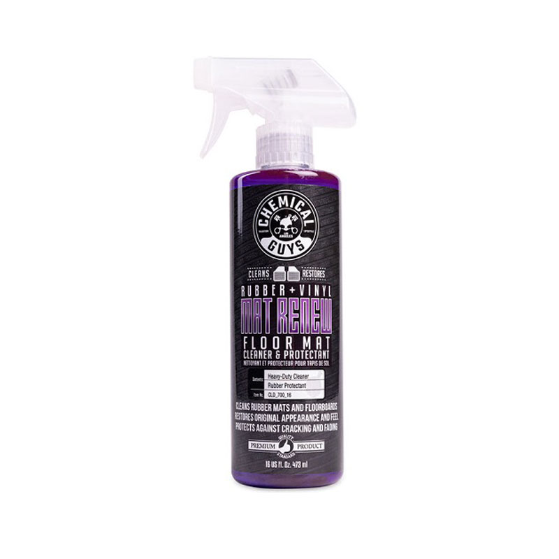 Chemical Guys Mat Renew Rubber+Vinyl Floor Mat - Čistač i zaštita za gumene patosnice i obloge, 473ml (CLD_700_16)