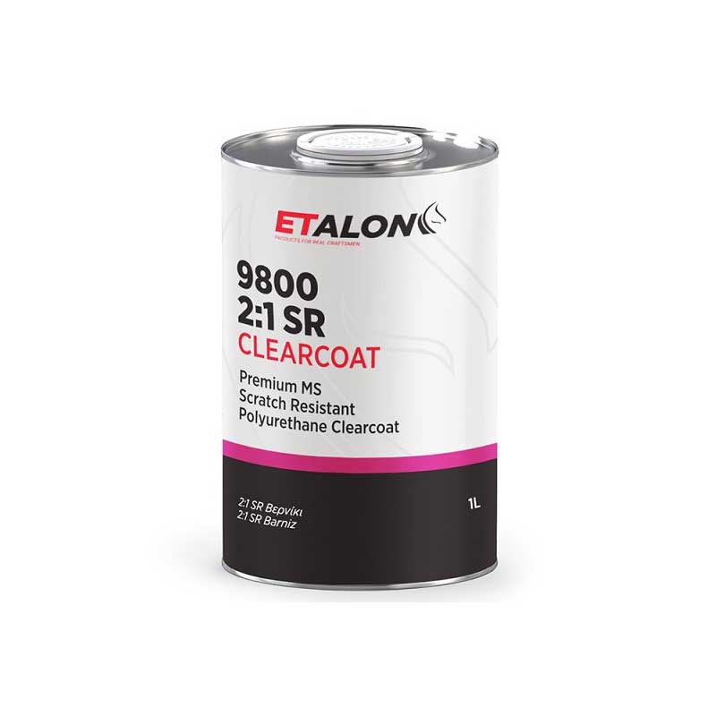 Etalon 9800 2:1 SR Premium MS PU Lak otporan na ogerbotine, 1.5L set sa učvršćivačem
