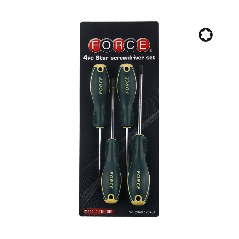 Force 2048 Komplet torex šrafcigera (4kom)