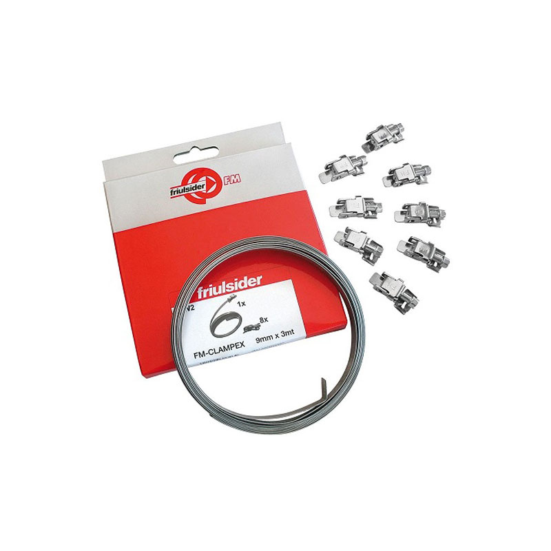 Friulsider Clampex Metalna šelna za sečenje (pužna), 9mmx3m