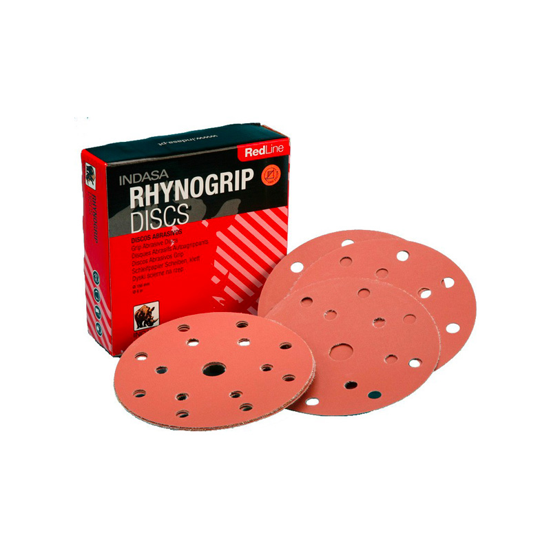Indasa Rhynogrip Brusni papir okrugli crveni