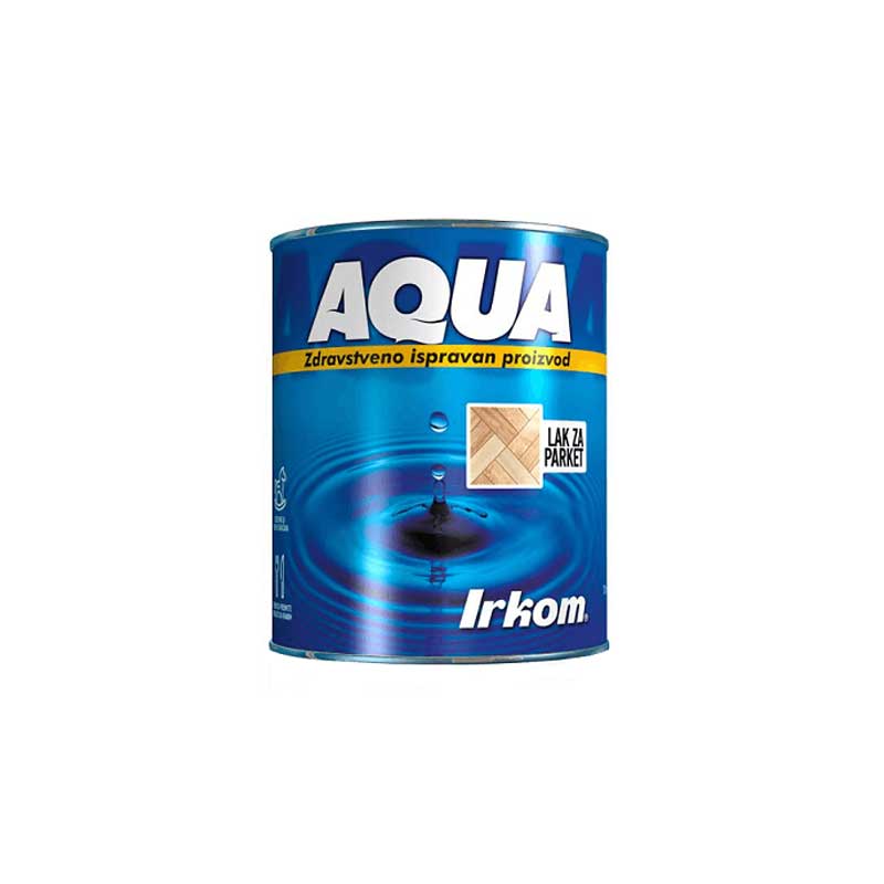 Irkom Aqua Transparentni lak za parket – Zdravstveno ispravan proizvod, 0.75L