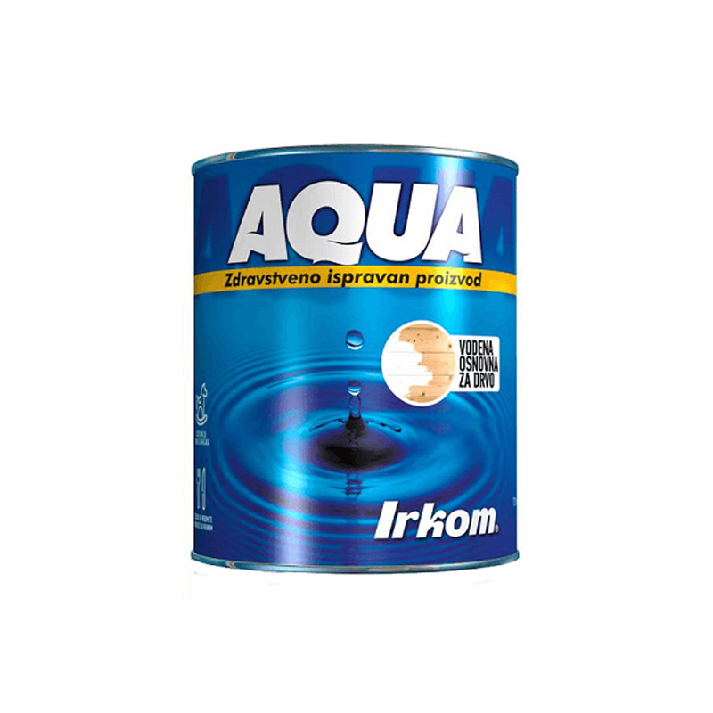 Irkom Aqua Vodena osnovna za drvo, bela- Zdravstveno ispravan proizvod, 0.7L