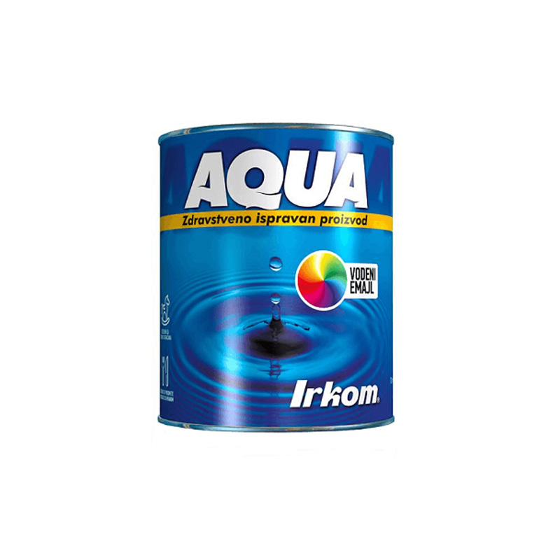 Irkom Aqua Vodeni emajL - Zdravstveno ispravan proizvod na vodenoj bazi, 0.7L