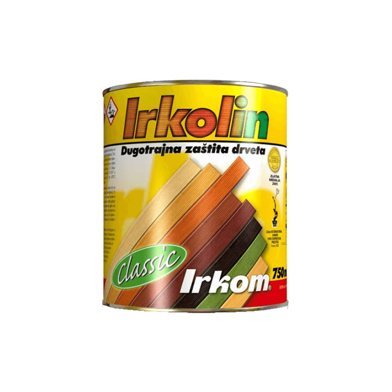 Irkom Irkolin Classic – Alkidni premaz za dekoraciju i dugotrajnu zaštitu drveta