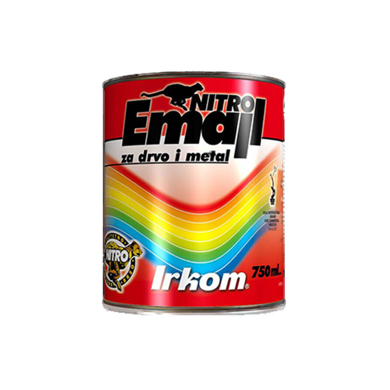Irkom Nitro emajl za drvo i metal, 750ml