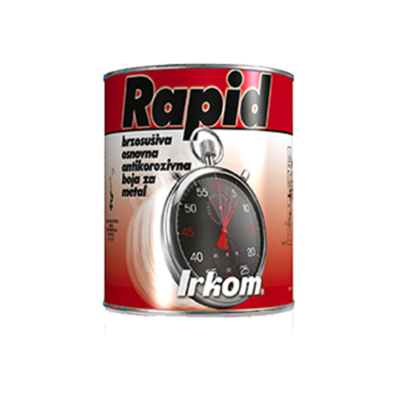 Irkom Rapid – Brzosušiva osnovna antikorozivna boja za metal, 0.9Kg