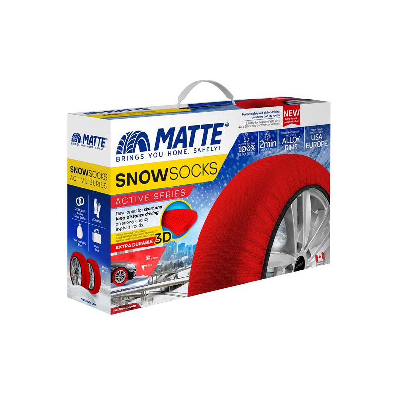 Matte Auto čarape za sneg, set