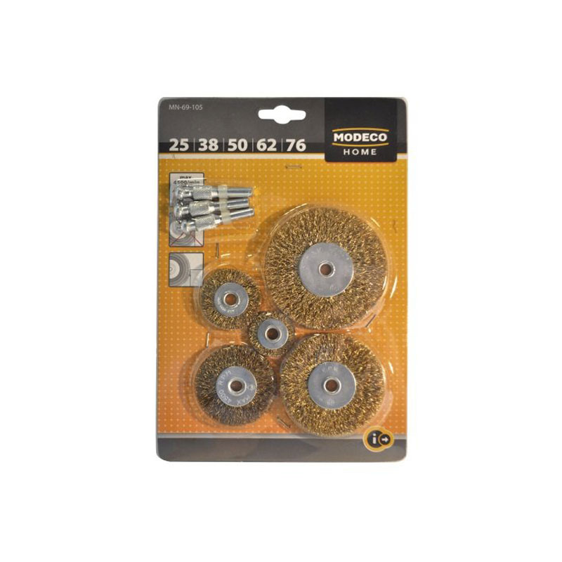 Modeco Home Četke koturaste 25/38/50/62/76, komplet (MN-69-105)