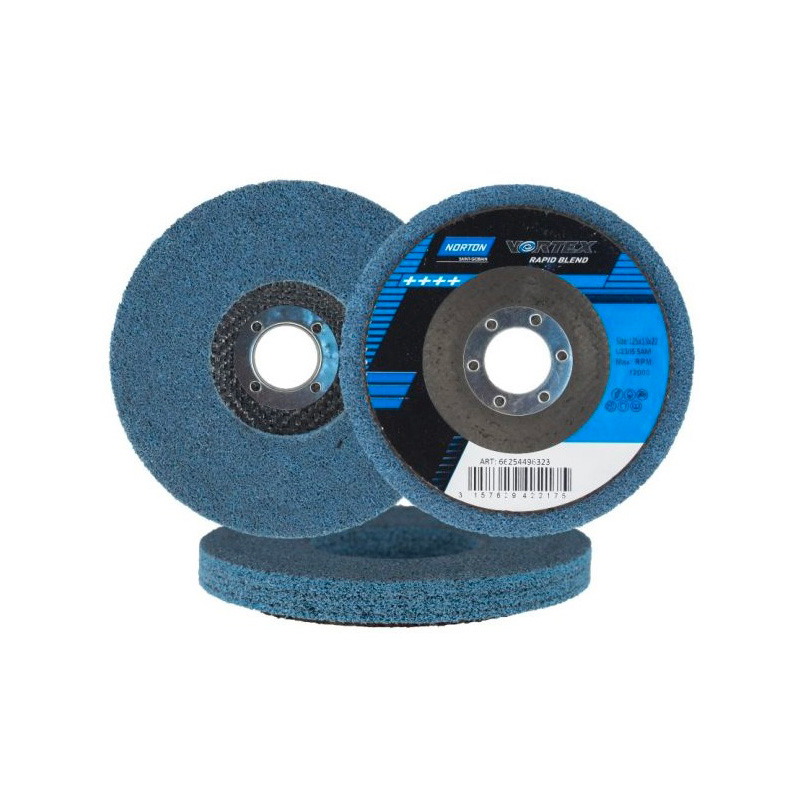 Norton Vortex Rapid Blend U2305 - Disk za brušenje varova, 115x12x22mm