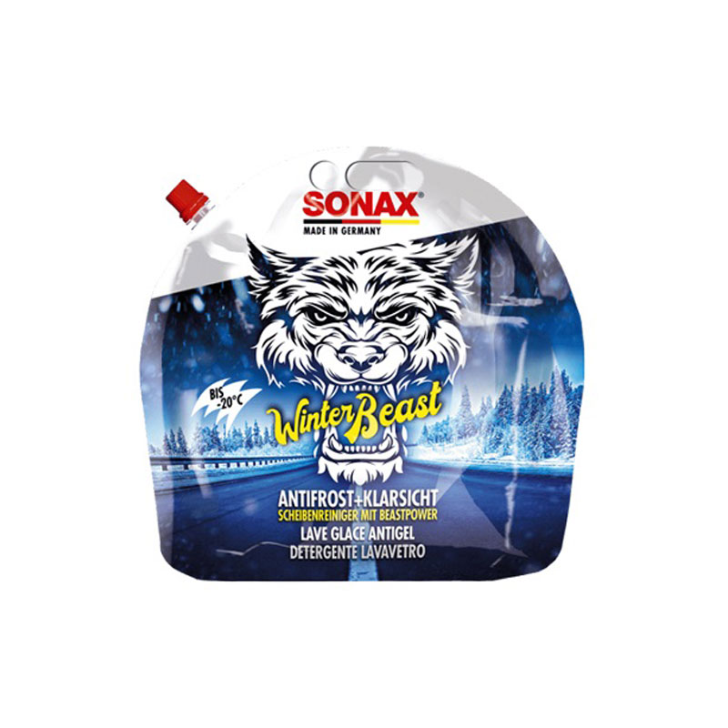 Sonax 135441 Beast Zimska tečnost za vetrobranska stakla, 3L