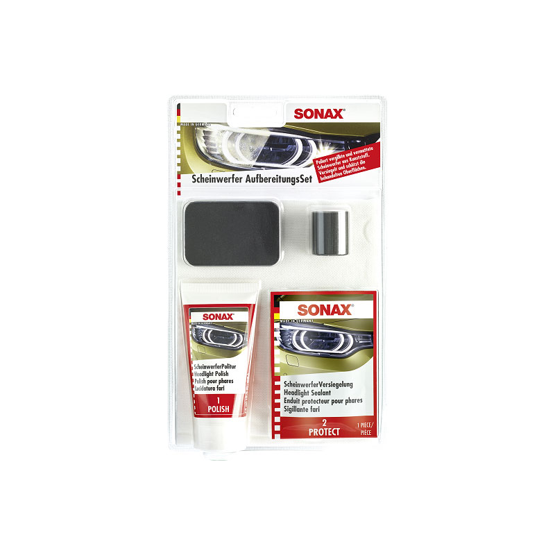 Sonax 405941 Headlight Restoration Kit - Komplet za restauraciju farova