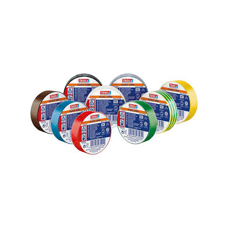 Tesa Professional 53988 Tesaflex Elektroizolaciona traka crna, 19mmx20m