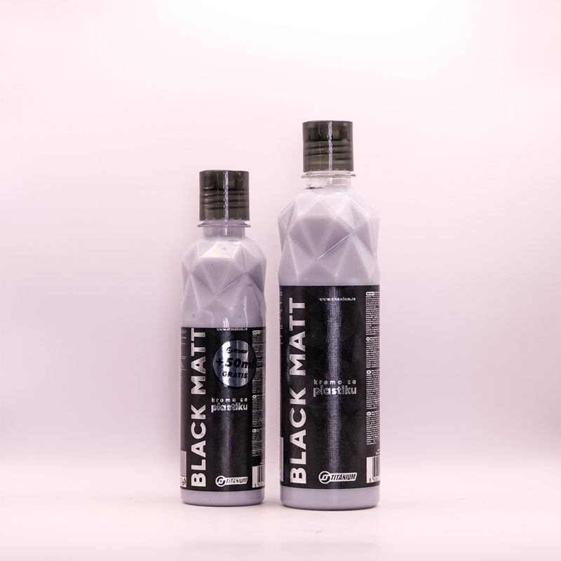 Titanium Black Matt – krema za plastiku