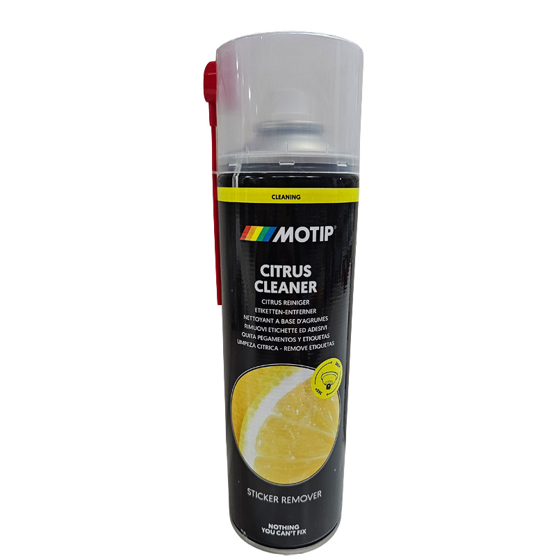 Motip Citrus Cleaner - sprej za skidanje nalepnica