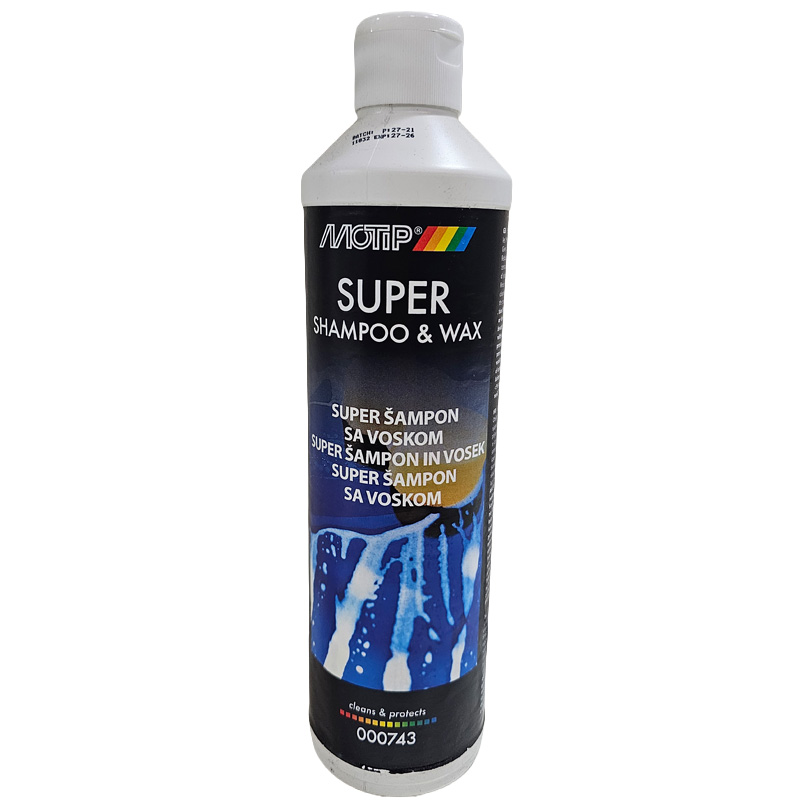 MoTip Car Care Super Shampoo & Wax Šampon sa voskom